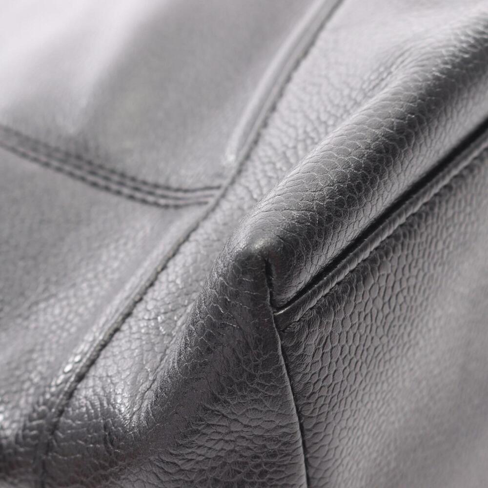 CHANEL Black Caviar Leather Tote Bag - Picture 7 of 9